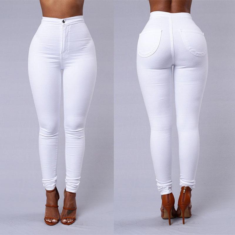 2020 Hot Selling Women's Jeans Tights High Waist Stretch Jeans Slim Pencil Pants S-XXL