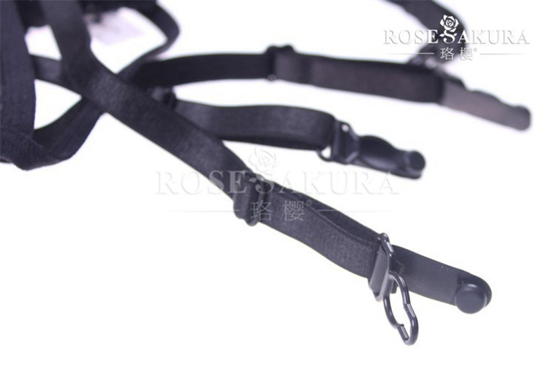 Sexy Velvet 4-Strap Shaper Garter Belt Straps for Stockings/Lingerie (Garter Belt Sold Separately From Stockings) 0302