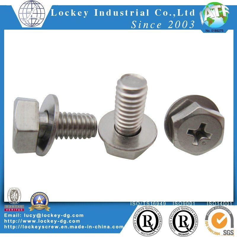 Stainless Steel Screw Hex Head Machine Screw Machining Screw