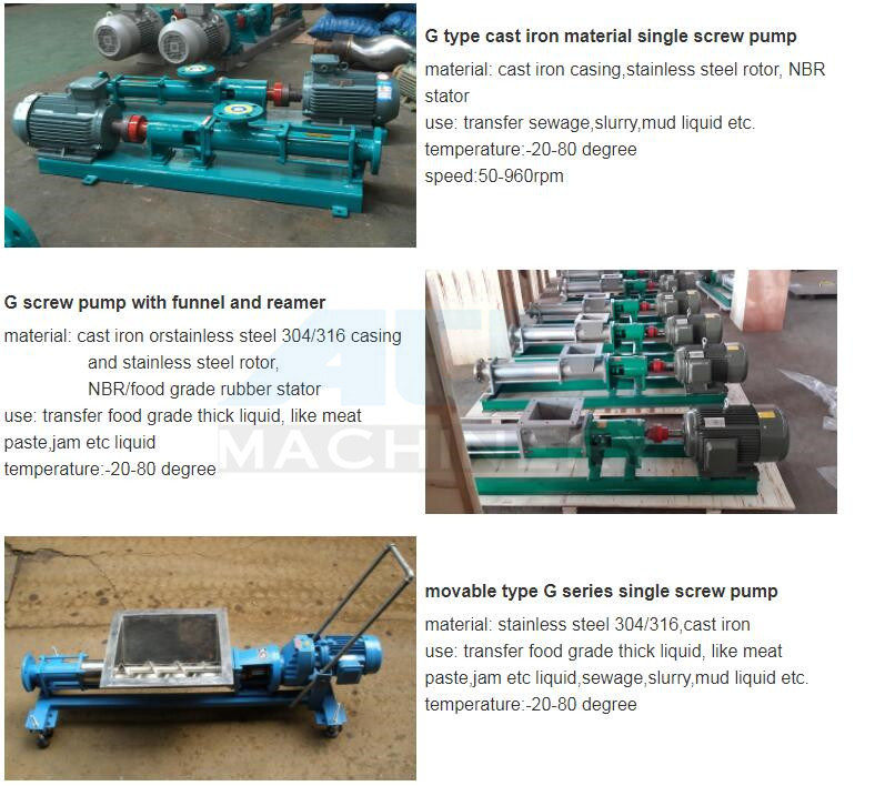 Stainless Steel Sanitary Screw Pump