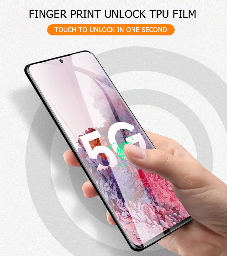 Fingerprint unlock privacy screen protector
