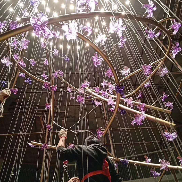 transparent  chandelier