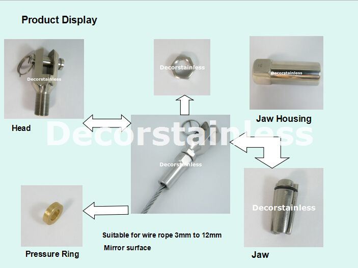 Stainless Steel Swageless Lag Screw