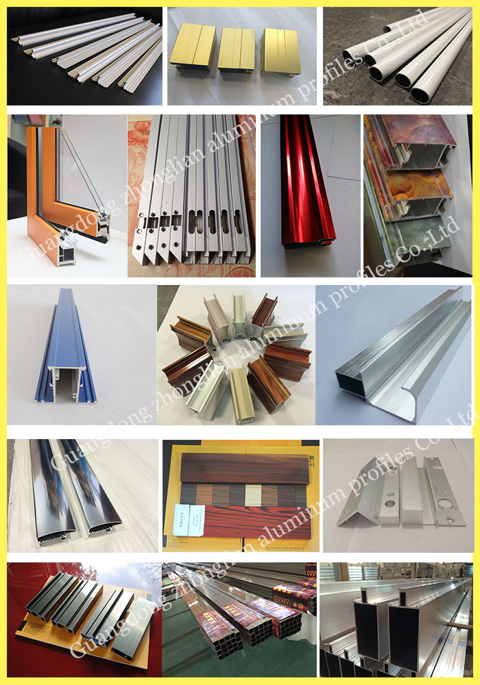 China Foshan Factory Custom Extruded 6063 6061 Aluminium Profiles