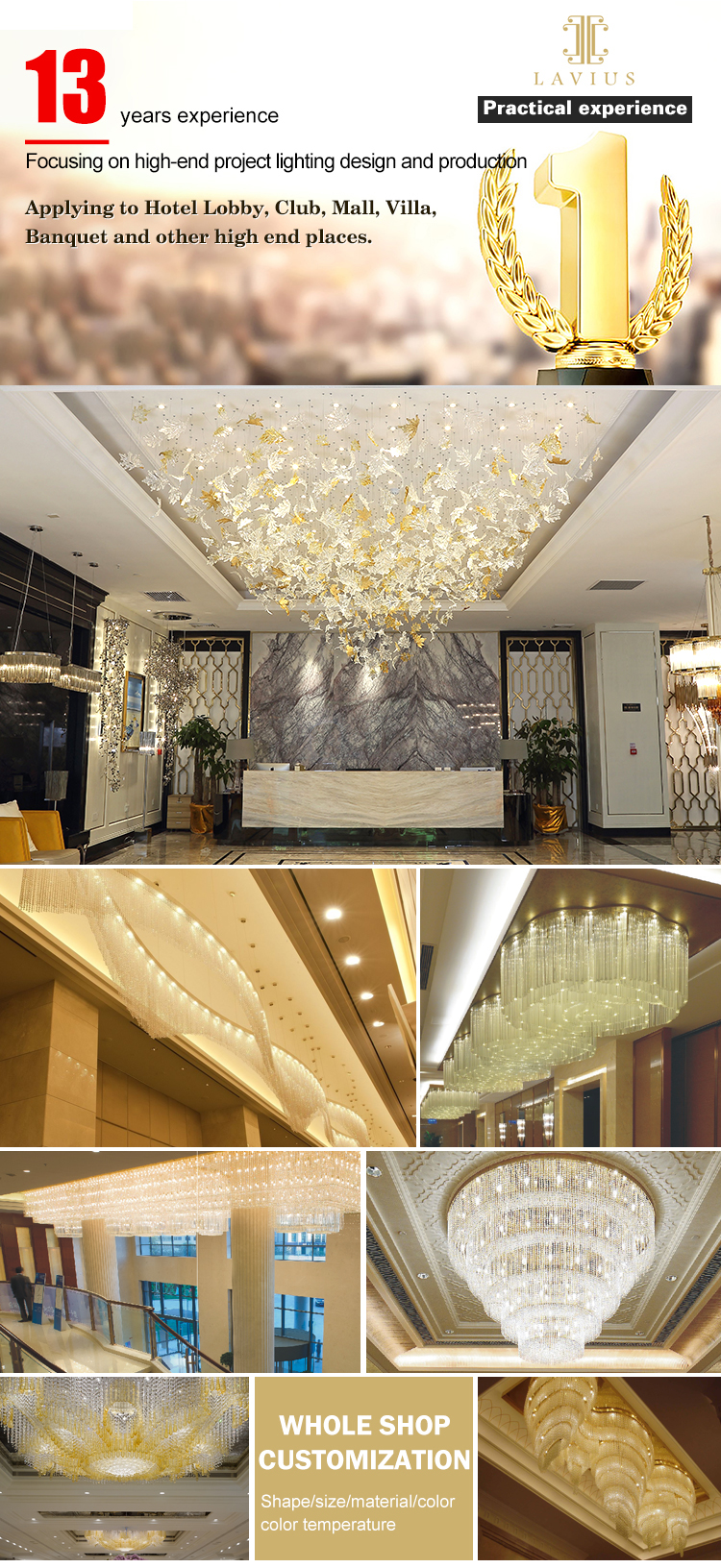 Fashion chandelier