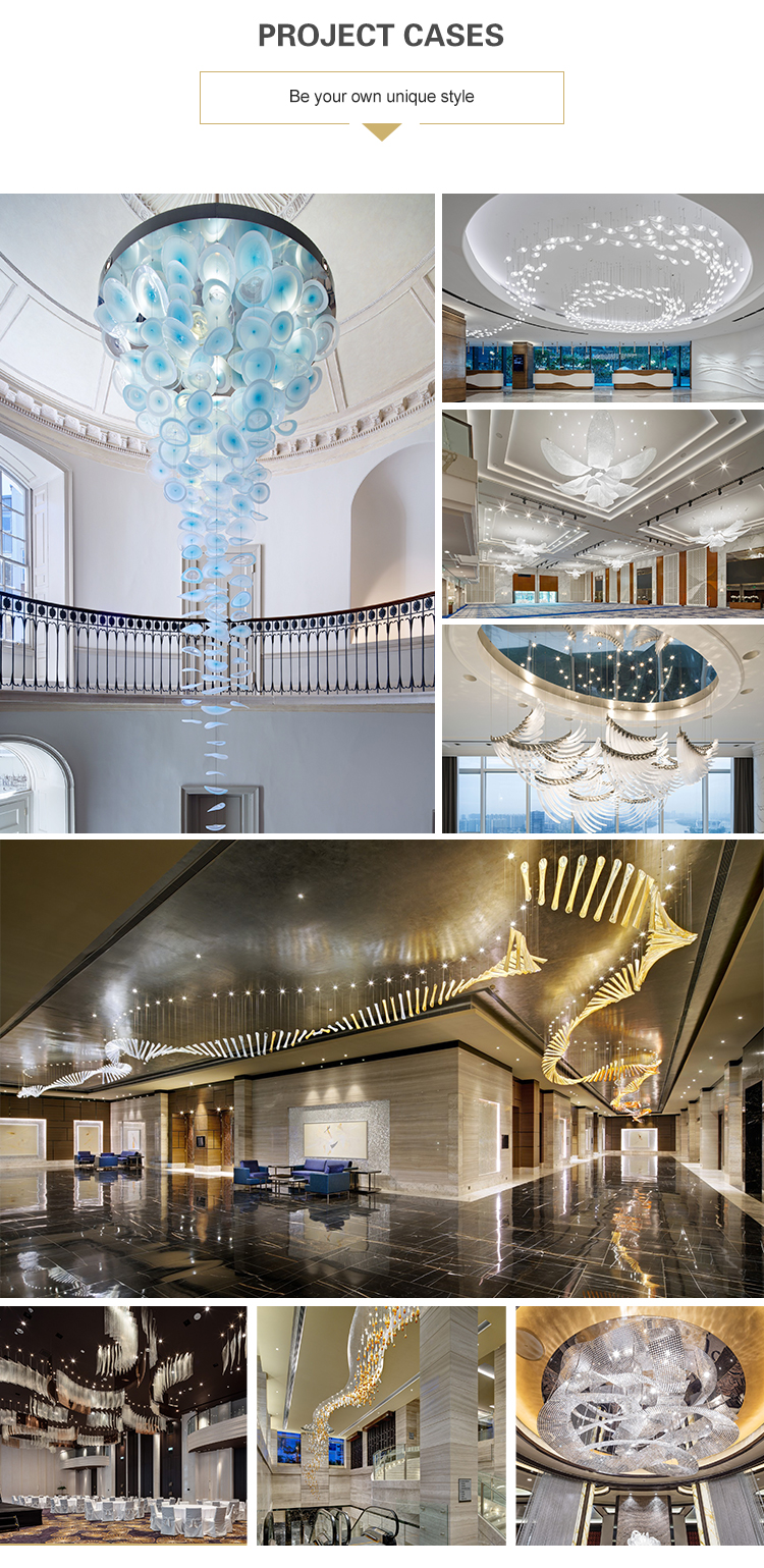 modern art chandelier