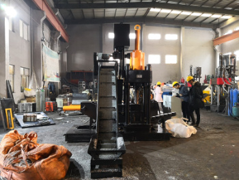 Y83-500 Hydraulic Metal Briquette Machine for Recycling Scrap Copper