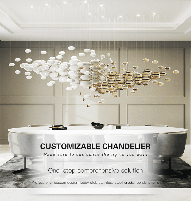 Egg chandelier