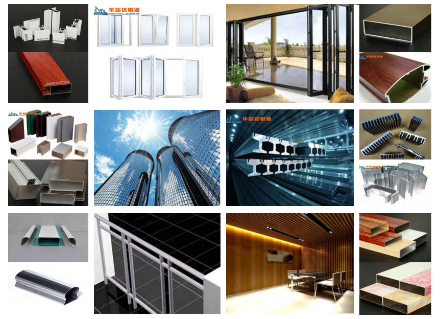 Powder Coated Aluminium Profiles for Sliding Window and Door