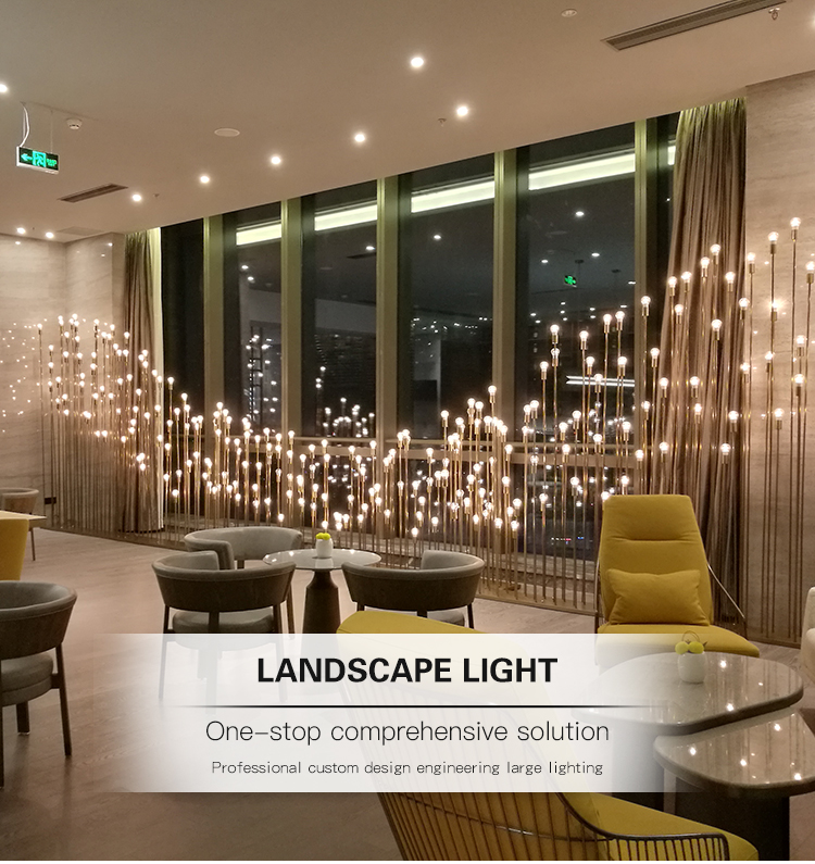 copper led garden light