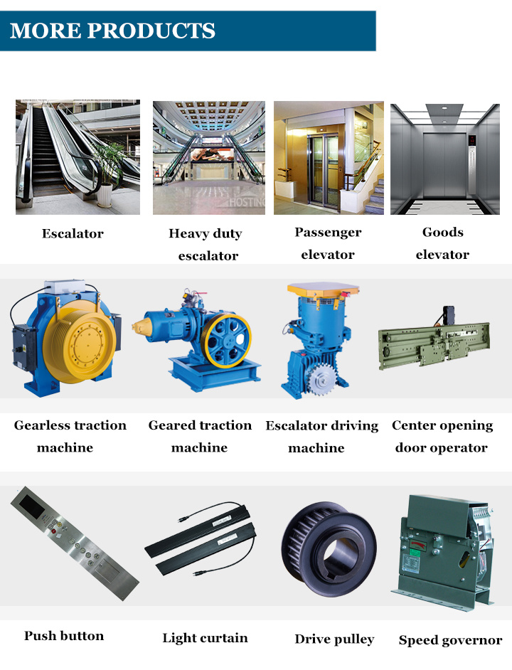 Geared Traction Elevator Machine Electric Lift Geared Traction Machine